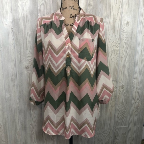 Wishful Park Tops - Wishful Park | Chevron Tunic | #10 Wishful Park Tops - Wishful Park | Chevron Tunic | #10